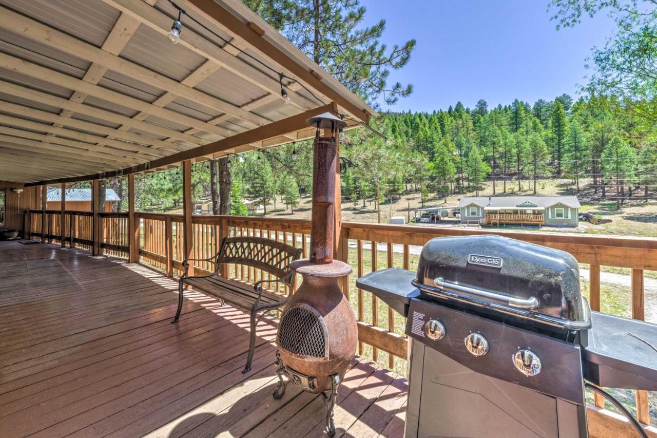 Quiet Cloudcroft Cabin With Porch And Gas Grill! Экстерьер фото